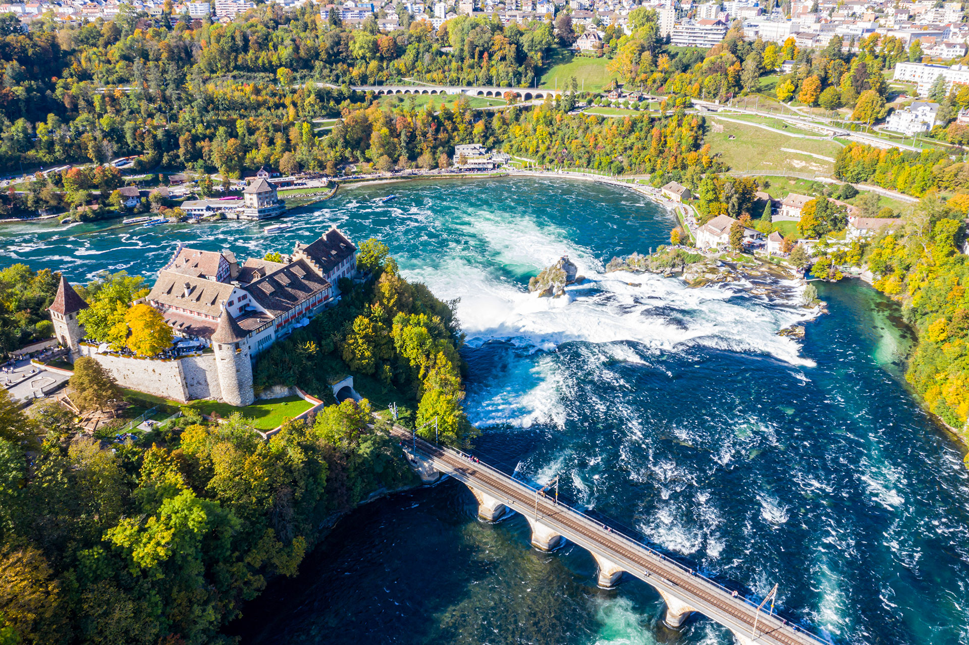 Rhine Falls Places To Visit In Switzerland